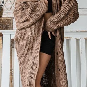 Oli & Hali Mocha Cardigan